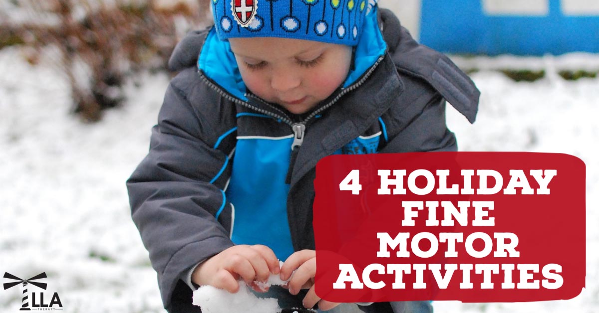 4 Holiday Fine Motor Activities