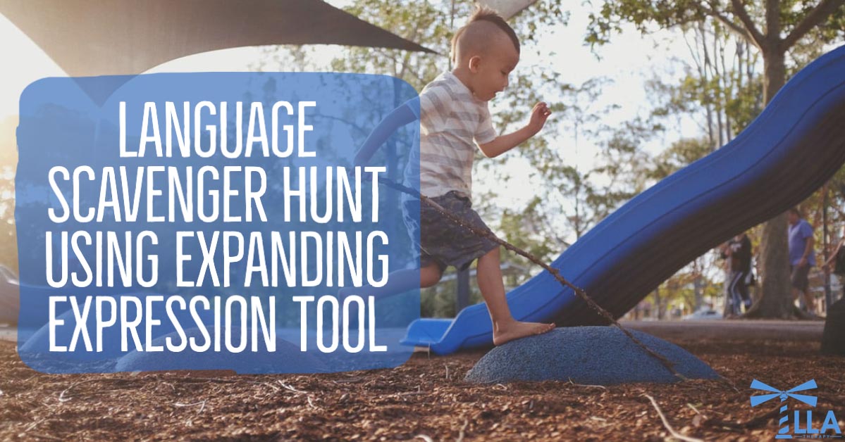 Language Scavenger Hunt Using Expanding Expression Tool