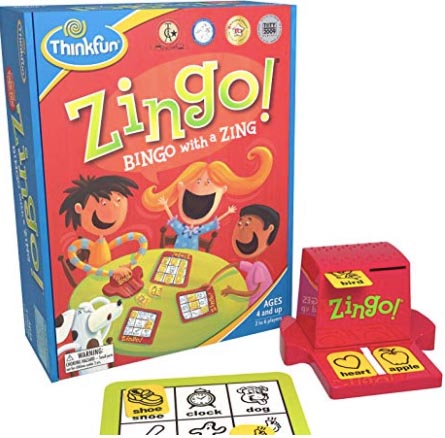 Zingo! Bingo with a Zing game box