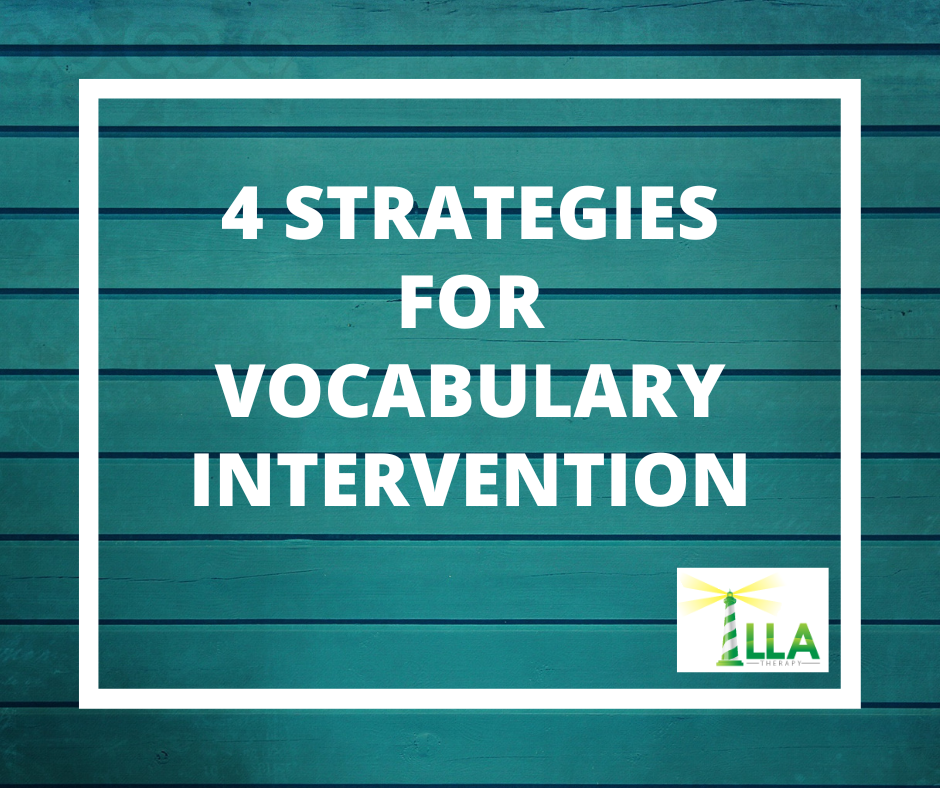 Strategies for Vocabulary Intervention in Speech Therapy: